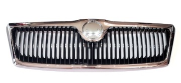 GRILL ATRAPA PRZÓD SKODA OCTAVIA II MK2 2004-2008 chrom czarny