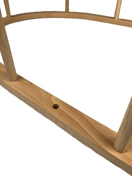 МАССИВНАЯ ДЕРЕВЯННАЯ СПИНКА ДЛЯ САНОК, УНИВЕРСАЛЬНАЯ БУК