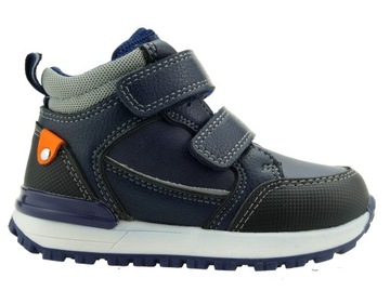 CHŁOPIĘCE TRZEWIKI PÓŁBUTY DZIECIĘCE BUTY PRZEJŚCIOWE NA RZEPY LEKKIE 21