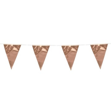 GIRLANDA TRÓJKĄTY 10 M ROS GOLD Z FOLII PE 74764