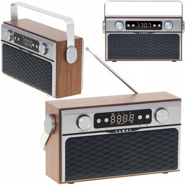 РЕТРО КУХОННОЕ РАДИО Деревянное BLUETOOTH USB FM SD