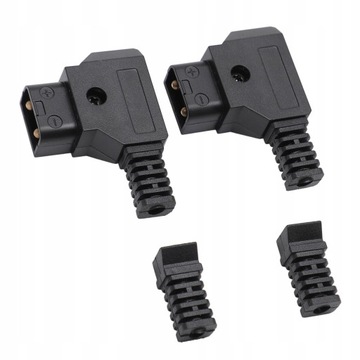 2 szt. Męskie złącze D Tap zestaw wtyczek do baterii V-mount V Lock RF