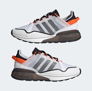 BUTY MĘSKIE ADIDAS ZX 2K BOOST PURE BIAŁE 44