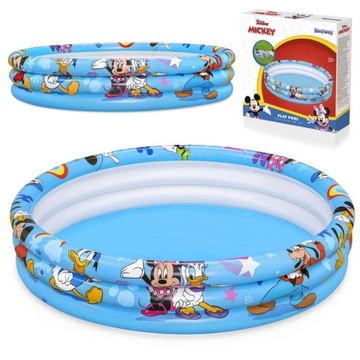 BASEN DMUCHANY MICKEY I PRZYJACIELE 122 x 25 cm BESTWAY 91007