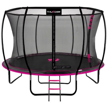 TRAMPOLINA SIATKA WEWNĘTRZNA BATUT DLA DZIECI OGRODOWA 427cm FT 14 DRABINKA