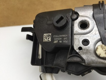 PEUGEOT 508 I FACELIFT ZÁMEK DVEŘE PRAVÝCH PŘEDNÍCH PRAVÝ PŘEDNÍ