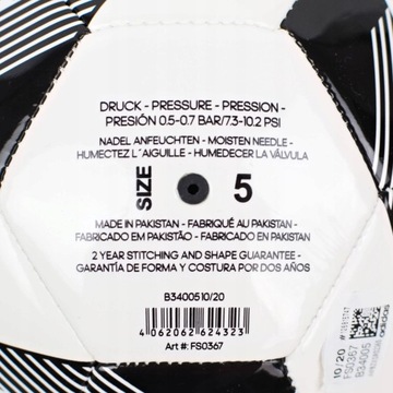 мяч adidas Tiro Club FS0367 — БЕЛЫЙ; 5