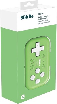 8Bitdo Micro Green Miniaturowy Pad Bluetooth Android Switch OUTLET
