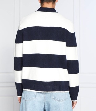 TOMMY JEANS sweter | Regular Fit granatowy