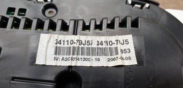 PŘÍSTROJOVÁ DESKA SEDICI SX4 1.9 DDIS 2006- 34110-79J50