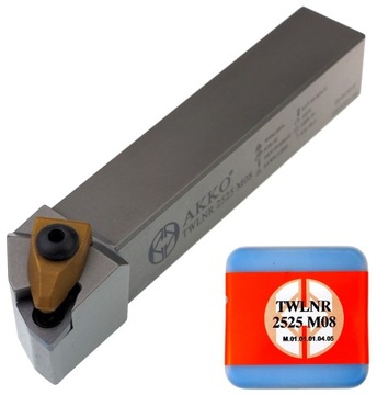 Nóż tokarski składak AKKO TWLNR 2525 M08 WNMG 0804
