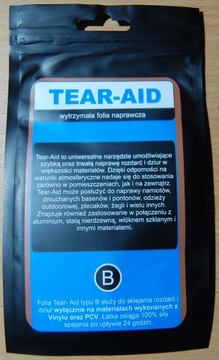 Лента из фольги Tear-Aid, сверхпрочная, прочная, тип B