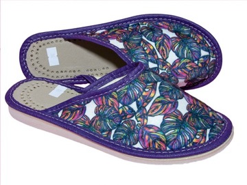 ДЕШЕВЫЕ ДОМОВЫЕ ТАПОЧКИ, ВЫКРОЙКА LOWICKI, размер 40