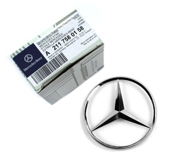 MERCEDES E-KLASA W211 EMBLEMAT ZNACZEK GWIAZDA NA KLAPĘ TYŁ KOMBI