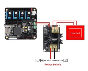 электронное реле MOSFET 24В/30А - 3D, ЧПУ