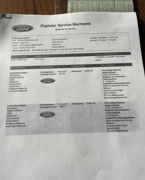 Ford Kuga II SUV Facelifting 1.5 EcoBoost 120KM 2016 Ford Kuga 1.5 benz ,bezwypadek ,tylko aso ford serwis,PO LIFCIE 1.5 Benzyna, zdjęcie 33