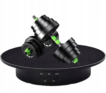 СТОЛ ЭЛЕКТРИЧЕСКАЯ ПОВОРОТНАЯ ПОДСТАВКА USB 360° 20см