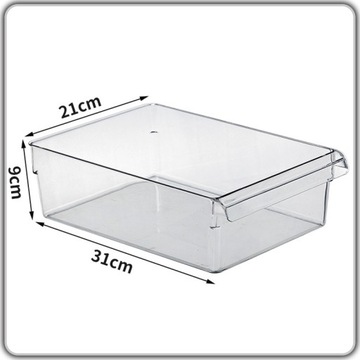 Набор из 3-х органайзеров для пищевых контейнеров для холодильника.
