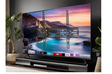 ПРОЧНОЕ КРЕПЛЕНИЕ ДЛЯ ТЕЛЕВИЗОРА, НАКЛОННАЯ ПОДВЕСКА ДЛЯ ТЕЛЕВИЗОРА, VESA 400 32–70 дюймов + БЕСПЛАТНО