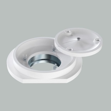 Круглый гипсовый воздухоотводчик fi 125