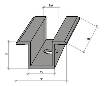 ЦЕНТРАЛЬНАЯ КЛЕММА ФОТОЭЛЬТАТИЧЕСКОЙ УСТАНОВКИ U24 + винт с утопленной головкой