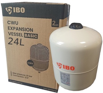 IBO BASIC 24L/3,5 10 bar, naczynie wzbiorcze, przeponowe do c.w.u.