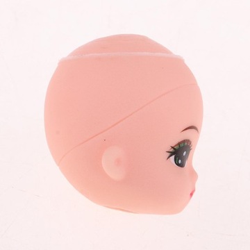 10шт голова куклы с большими глазами лепка 3,5 см