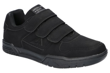 AMERICAN AA38 ADIDASY BUTY Z WKŁADKĄ MEMORY FOAM, PÓŁBUTY NA RZEPY BLACK 38