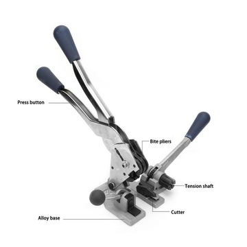 Ручной натяжитель стального ремня 3 в 1, устройство для обжима ремня, D4