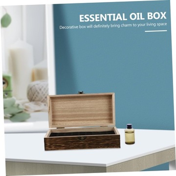 Ящик для хранения 2 бутылок эфирного масла сосны Gab