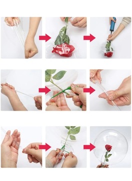 СВЕТОДИОДНЫЙ ШАР С РОЗОЙ ВНУТРИ ДЛЯ НЕЕ РОЗА В ШАРЕ