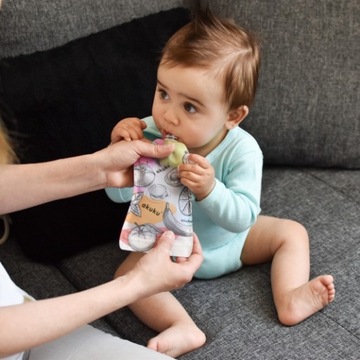 Akuku, 5 многоразовых тюбиков для пищевых продуктов, заморозка