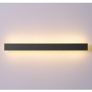 Nowoczesna wodoodporna zewnętrzna lampa ścienna LED z długą listwą IP65 Kinkiet, 100cm