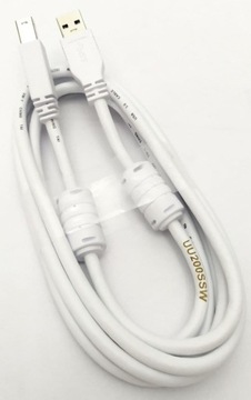 Кабель USB 3.0 A-B, ФЕРРИТ, КАЧЕСТВО! БЕЛЫЙ НОВЫЙ 1,8м