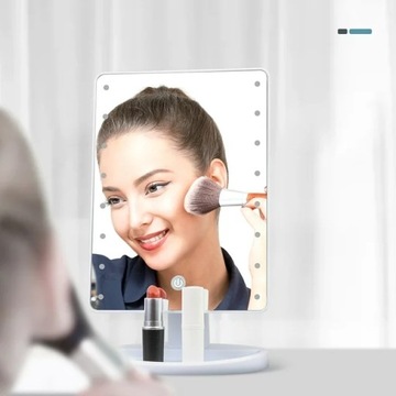 КОСМЕТИЧЕСКОЕ ЗЕРКАЛО С ПОДСВЕТКОЙ ДЛЯ МАКИЯЖА С 16 СВЕТОДИОДАМИ