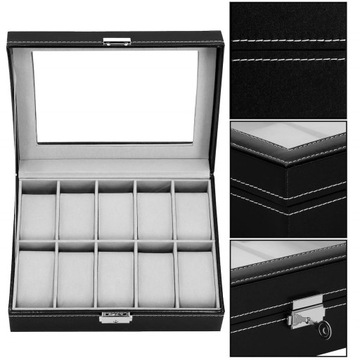 ОРГАНАЙЗЕР ДЛЯ ЧАСОВ, 10 шт., JEWELRY BOX, ELEGANT BOX