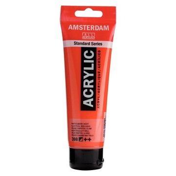 FARBA AKRYLOWA AMSTERDAM 120 ML 398 NAPHTHOL RED LIGHT