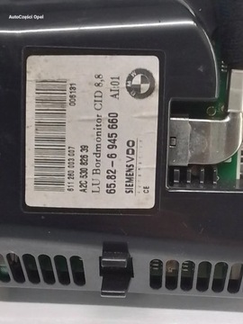 BMW 6 E63 E64 DISPLEJ AUTORÁDIO NAVIGACE 6945660