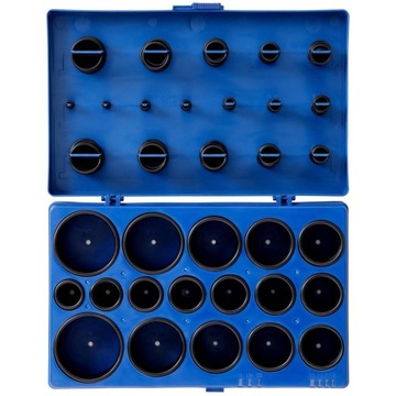 НАБОР РЕЗИНОВЫХ УПЛОТНИТЕЛЬНЫХ КОЛЬЦЕВ 419 шт. ЧЕМОДАН