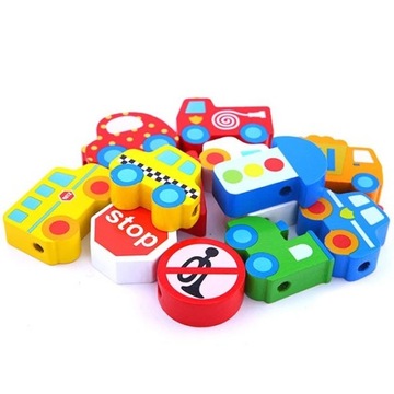 БЛОКИ БУСИНЫ ДЛЯ НАНИЗАНИЯ 13 шт. ВУПИ ЗЕЛЕНЫЙ