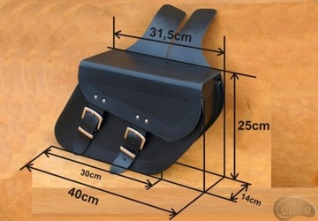 S13A Гладкие мотоциклетные кожаные седельные сумки, производитель SAKO