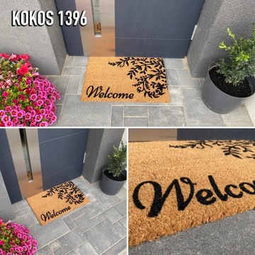 КОВРИК КОКОС 40Х60, РЕЗИНОВАЯ ОСНОВА, МОДНЫЙ