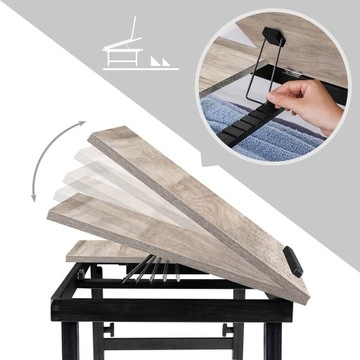 Регулируемый стол для ноутбука 55x35x23 см SHELF PAD