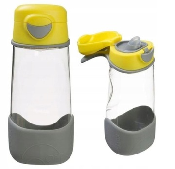 Sportowa butelka tritanowa 450ml ustnik Lemon Sherbet uchwyt b.box