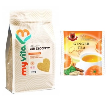 MyVita Suplement diety Len złocisty, mielony 500g