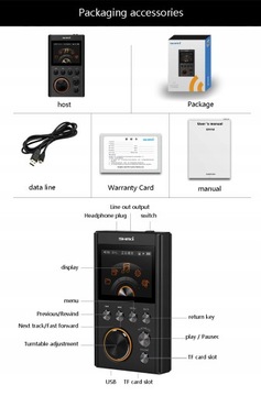 Музыкальный плеер HIFI без потерь Fever HIFI Walkman MP3