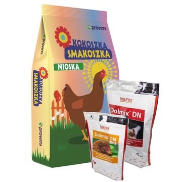 SMAKOSZKA PASZA DLA KUR NIOSEK SYPKA 10 + WITAMINY