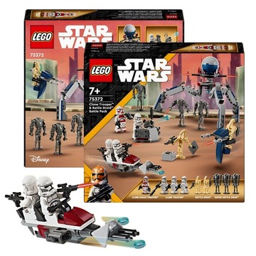 LEGO Star Wars 75372 Star Wars Clone Trooper & Battle Droid Battle Pack