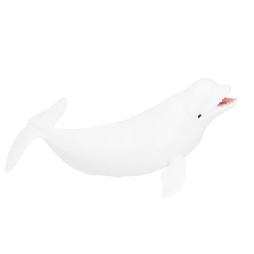 Реалистичные фигурки морских животных белые киты Красивые GO