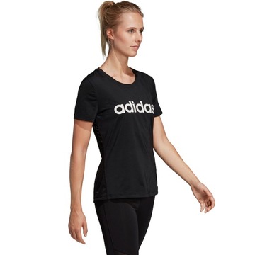 Koszulka damska adidas W D2M Lo Tee czarna DS8724 XS